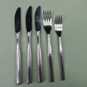 Malta Toledo Lot of 5 Pieces  Salad Fork 3 Dinner Knives 1 Dinner Fork Spain